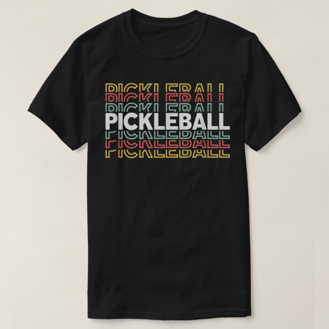 Pickleball Men & Women Pickler Player 747 T-Shirt (Design Front)