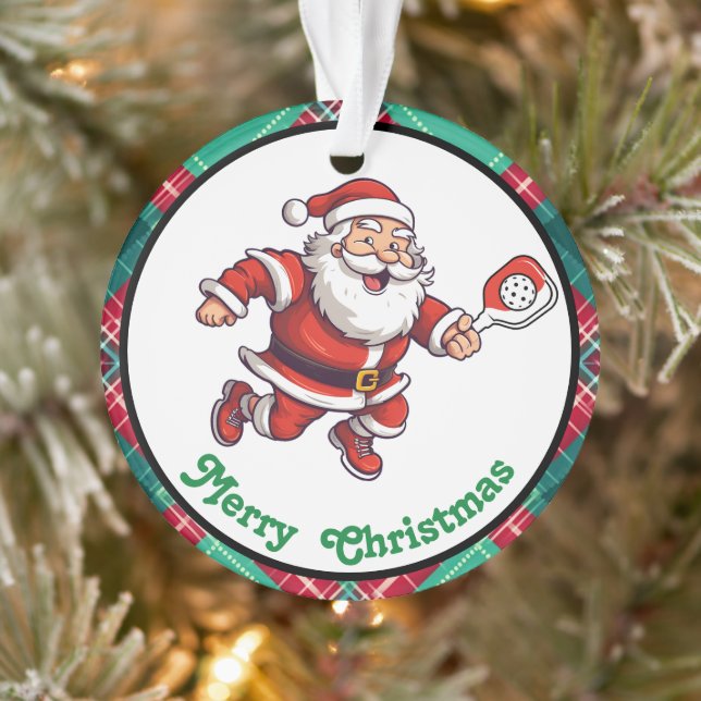 Pickleball Merry Christmas  Ornament (Tree)