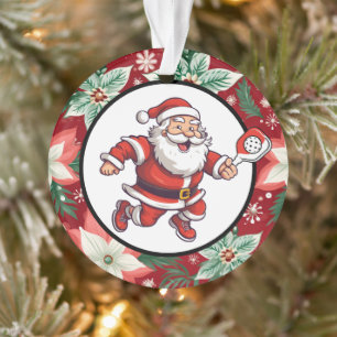 Pickleball Merry Christmas Ornament