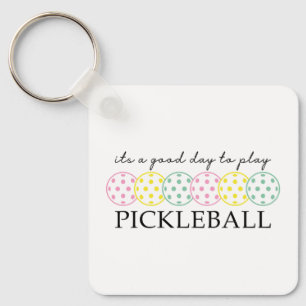 Pickleball Mom Player Paddle Sport Keychain
