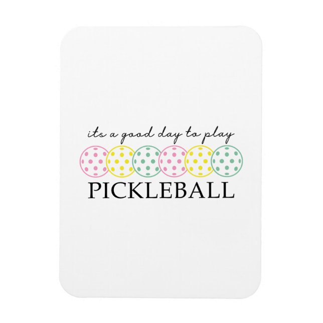 Pickleball Mom Player Paddle Sport Magnet (Vertical)