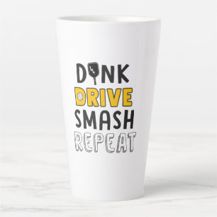 Pickleball Mug, Funny, Cute Pickleball Item Latte Mug