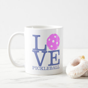 Pickleball Mug: "LOVE PICKLEBALL" Coffee Mug