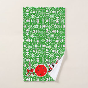 Pickleball Noël Joie Père Noël Ho Ho Ho Green