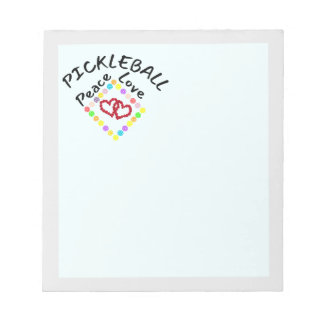 Pickleball Notepad for Memos, Lists and Notes
