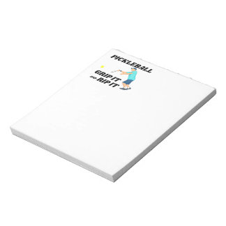 Pickleball Notepad. Funny Notepad for Writing