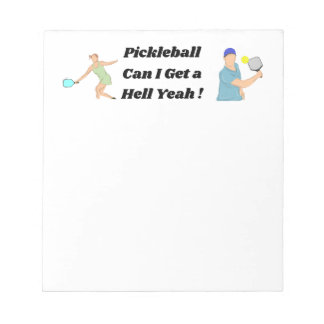 Pickleball Notepad. Funny Pickleball Notepad. Notepad