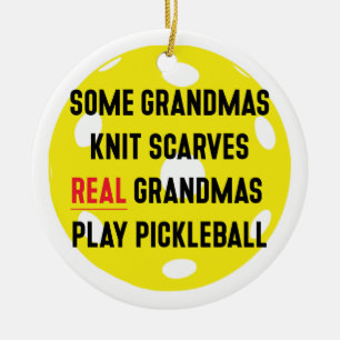 Pickleball ornament for Grandma