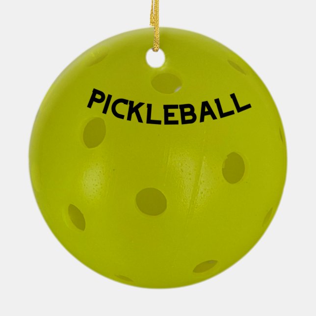 Pickleball Ornament For The Tree (Back)