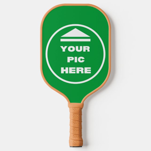 Pickleball Paddle - Add Your Image - Tan (Front)