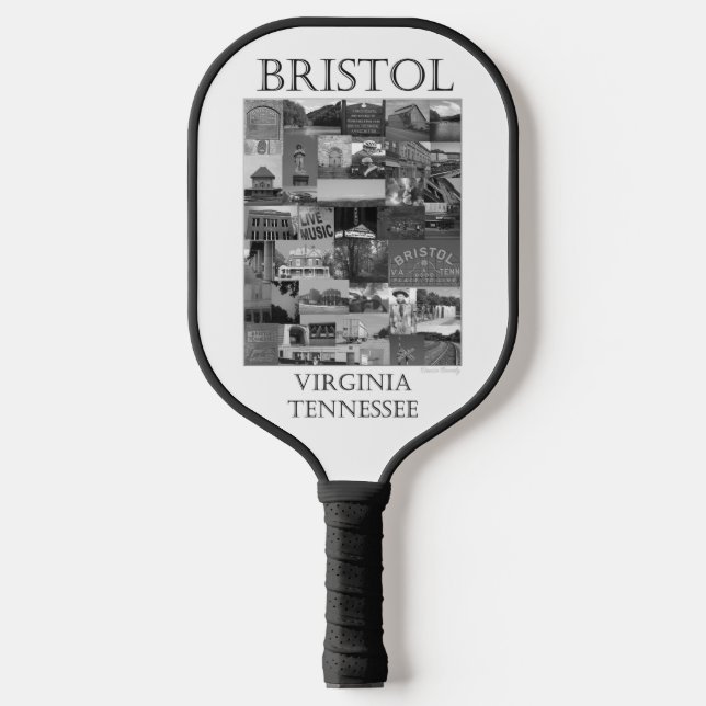 Pickleball Paddle Bristol VA TN 1-side design (Front)