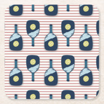 Pickleball Paddle Coasters