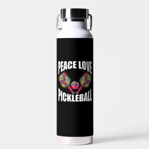 Pickleball Paddle Design Water Bottle