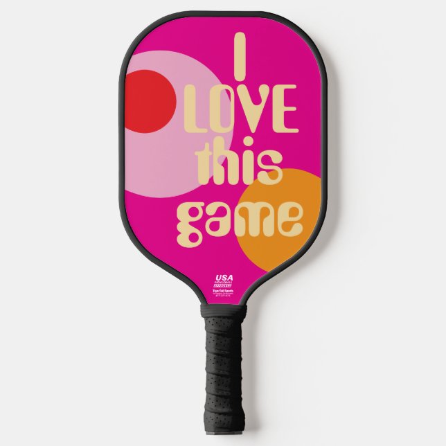 Pickleball paddle fun sportsgame equipment (Front)