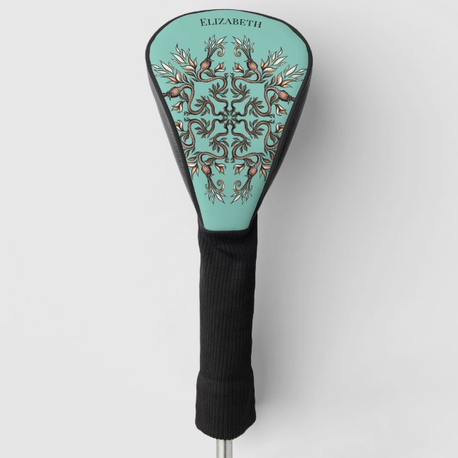 Pickleball Paddle Golf Head Cover (Front)