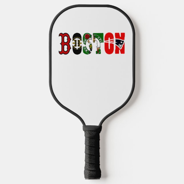 Pickleball Paddle Official Boston Sport Teams (Front)