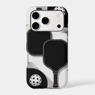 Pickleball Paddle Pair Abstract Design