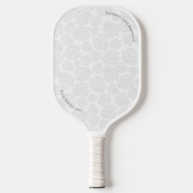 Pickleball Paddle Personalized 50th Birthday (Front)