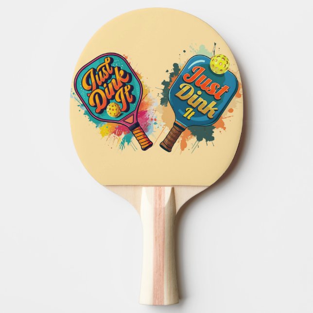 Pickleball Paddle - Sporty & Fun Design (Front)