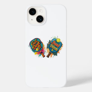 Pickleball Paddle - Sporty & Fun Design Case-Mate iPhone 14 Case