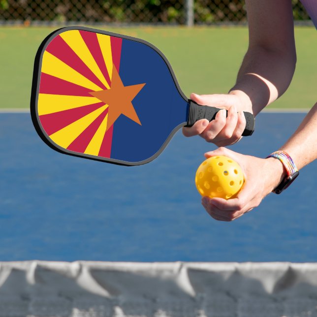 Pickleball Paddle with flag of Arizona, USA (Insitu)
