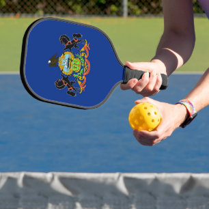 Pickleball Paddle with flag of Pennsylvania, USA