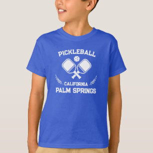 Pickleball Palm Springs California US Custom  T-Shirt