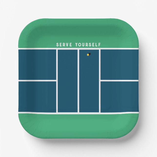 Pickleball Paper Plate (Front)