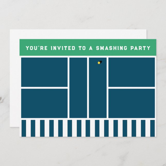 Pickleball Party Invitation (Front/Back)