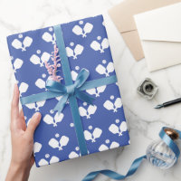 Pickleball Party Paddles Blue White Ball Gift 