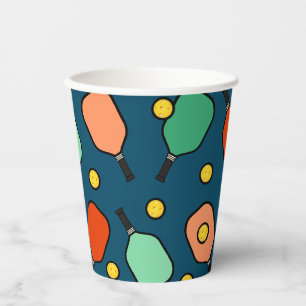 Pickleball Party Paper Cups