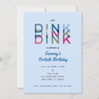 Pickleball Party Sports Lets Dink Party Invitation