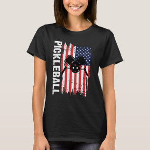 Pickleball Patriotic US Flag 4th Of July  1 T-Shirt