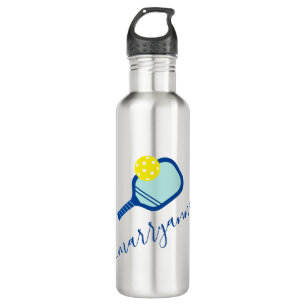 Pickleball Personalized Name on Blue 710 Ml Water Bottle