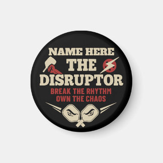 Pickleball Personalized Name The Disruptor Magnet
