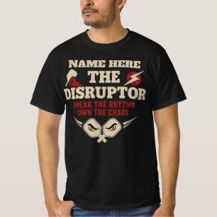 Pickleball Personalized Name The Disruptor T-Shirt