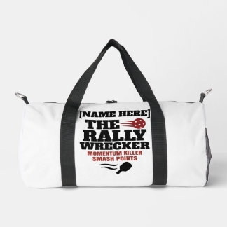 Pickleball Personalized Name The Rally Wrecker Duffle Bag