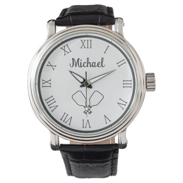 Pickleball Personalized Name Watch (Front)