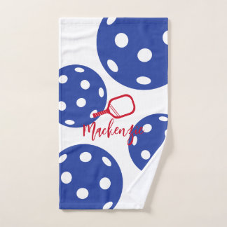 Pickleball Personnalisé Rouge Blanc Bleu Sueur