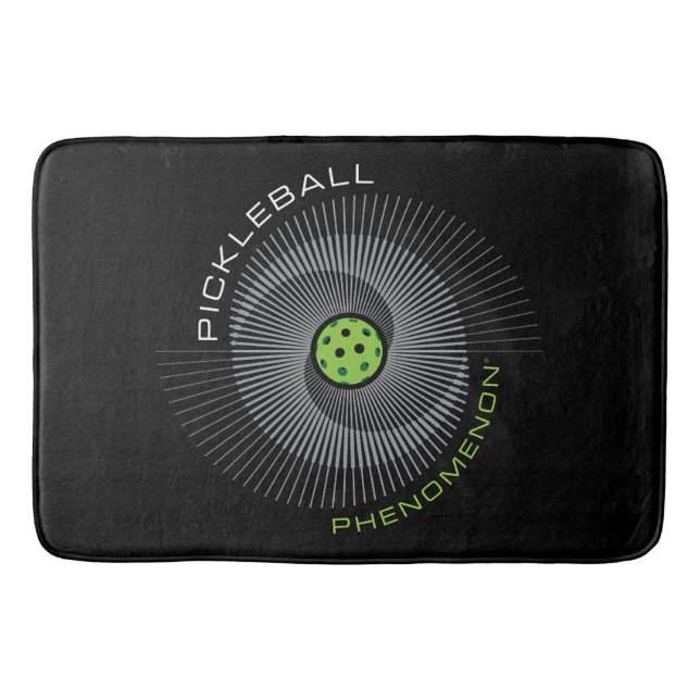 Pickleball Phenomenon Galaxy Bath Mat (Front)
