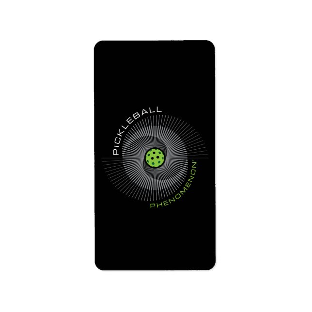 Pickleball Phenomenon Galaxy  Label (Front)