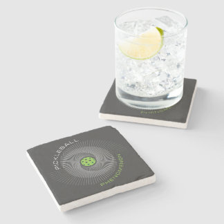 Pickleball Phenomenon Galaxy Stone Coaster
