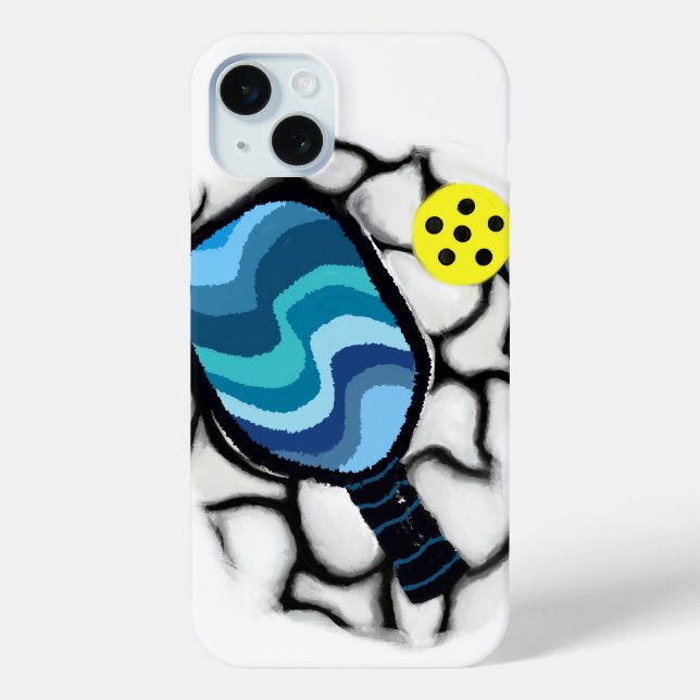 Pickleball phone case cover cell gift (Back)