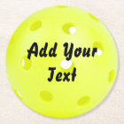 Pickleball Pickle Ball Yellow Customize Personaliz
