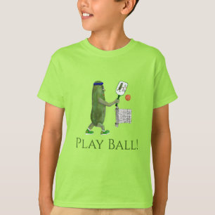 Pickleball Pickle Play Ball TShirt pour garçons