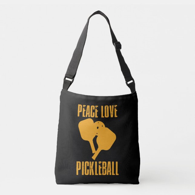 Pickleball Pickleball Player Gift Crossbody Bag (Front)
