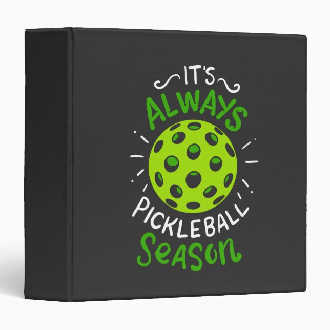Pickleball - Pickleball Season Binder (Front/Spine)