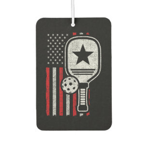 Pickleball Player - American Flag Pickleball - Pic Air Freshener