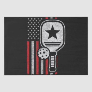 Pickleball Player - American Flag Pickleball - Pic Tissue Paper