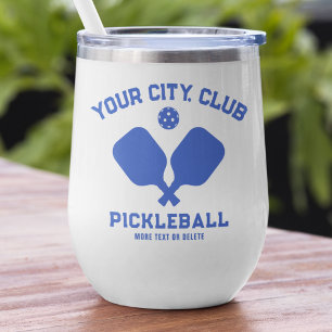 Pickleball Player Club Team Name Personalized Blue